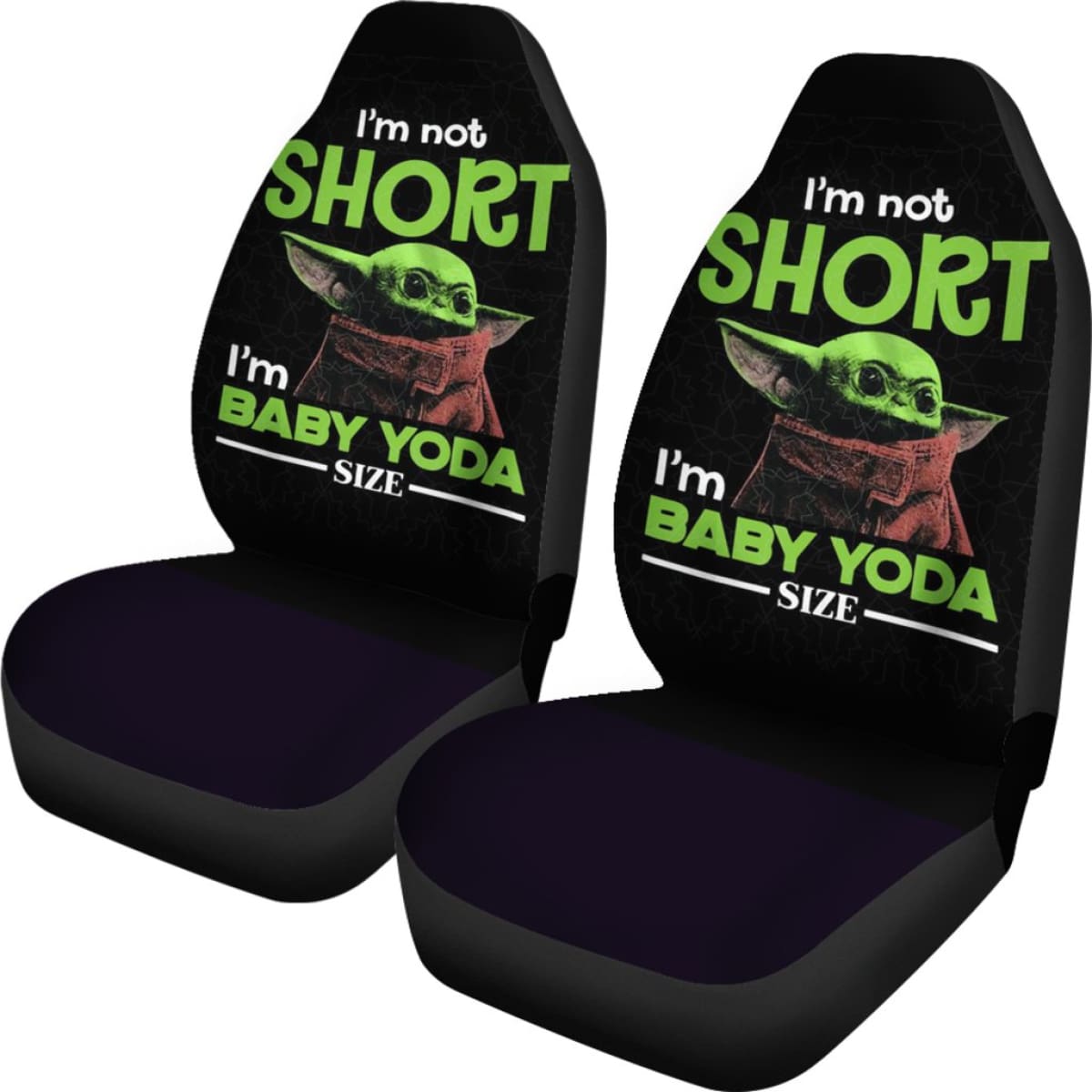 I Am Baby Yoda Size Car Seat Covers Amazing Best Gift Ideas 2020 Universal Fit 090505
