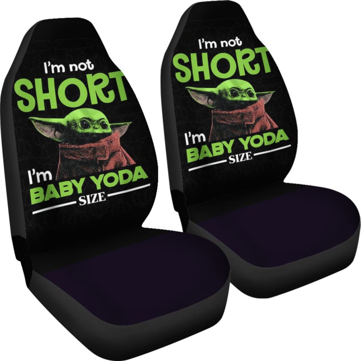 I Am Baby Yoda Size Car Seat Covers Amazing Best Gift Ideas 2020 Universal Fit 090505