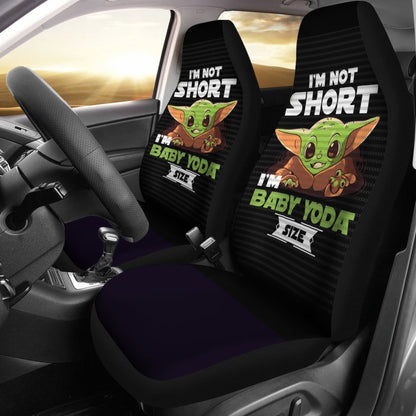 I Am Baby Yoda Size Seat Covers Amazing Best Gift Ideas 2020 Universal Fit 090505