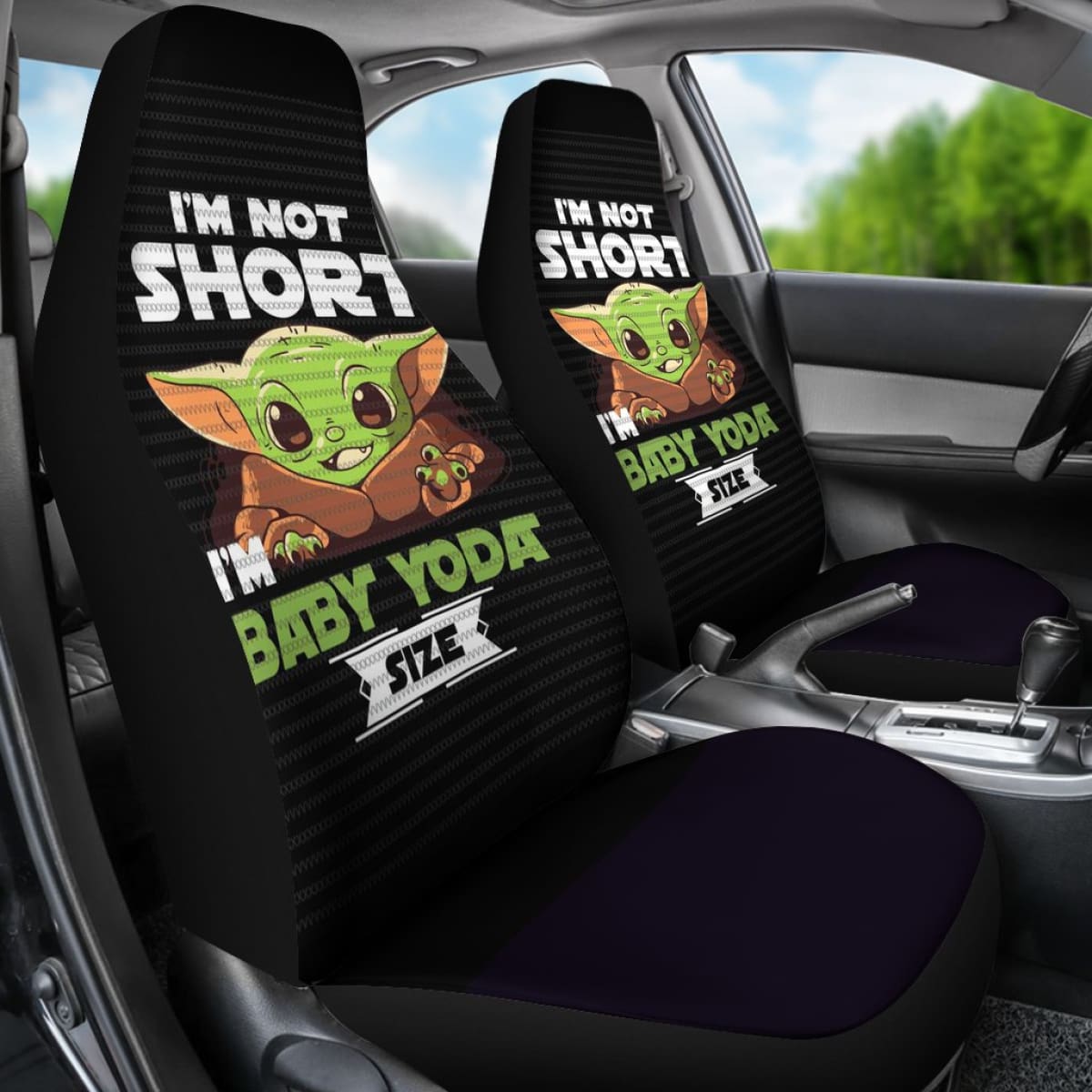 I Am Baby Yoda Size Seat Covers Amazing Best Gift Ideas 2020 Universal Fit 090505