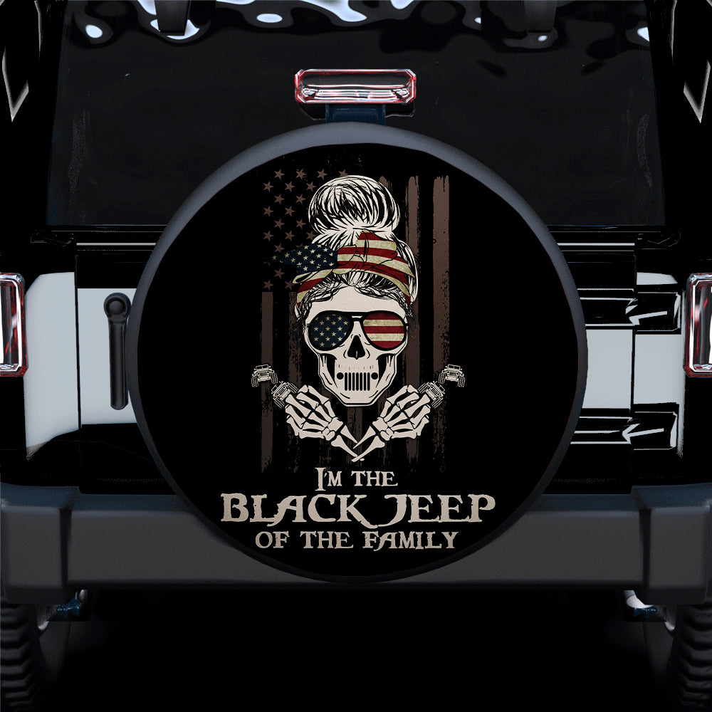 I Am The Black Girl Jeep Of The Family American Car Spare Tire Cover