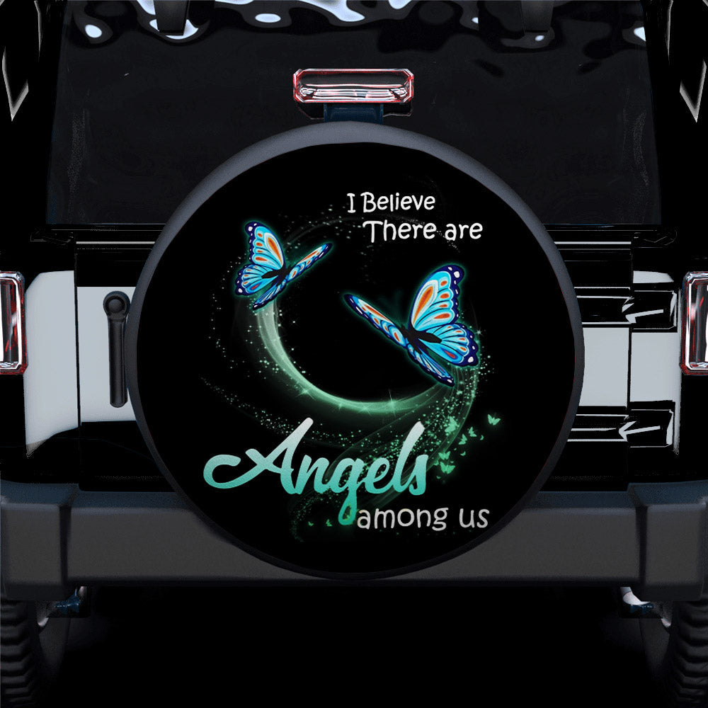 I Believe There Are Angels Car Spare Tire Cover
