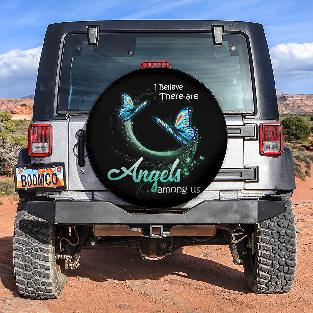 I Believe There Are Angels Car Spare Tire Cover