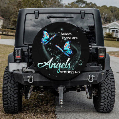 I Believe There Are Angels Car Spare Tire Cover