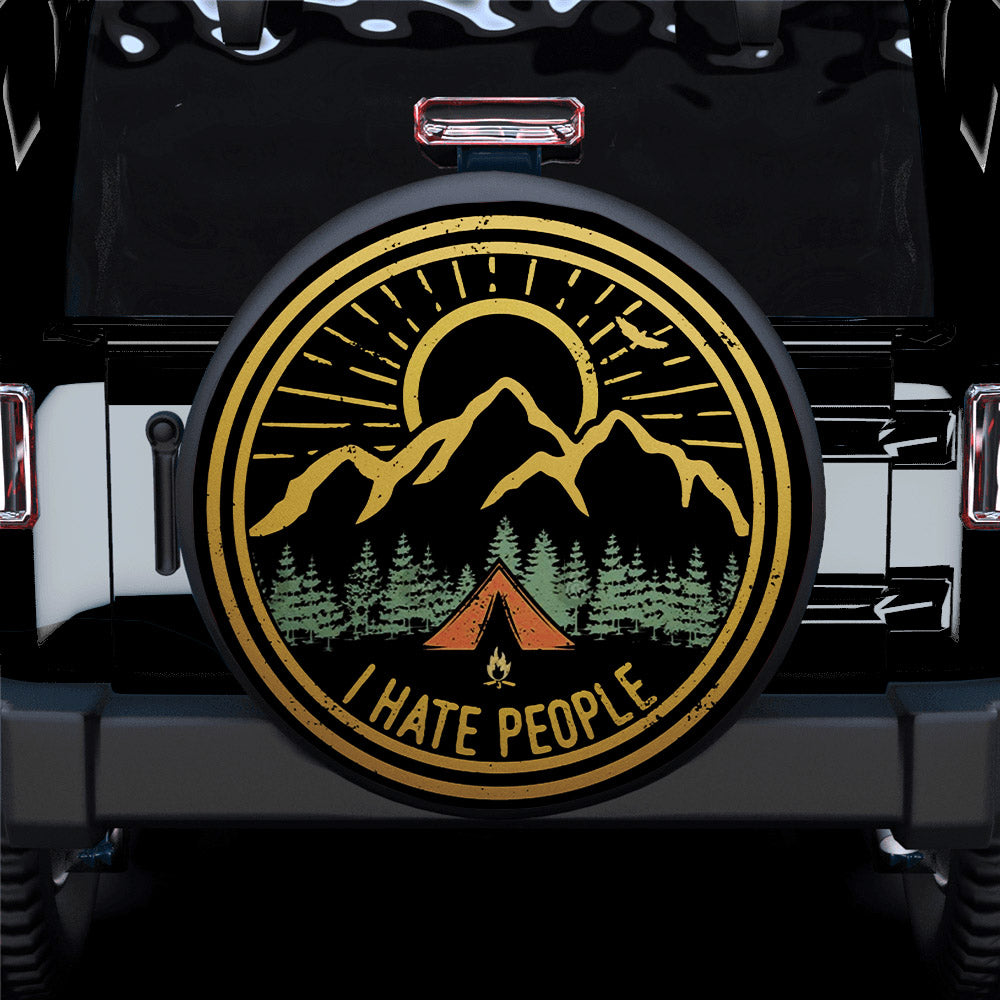 I Hate People Camping Is Awaiting Car Spare Tire Cover