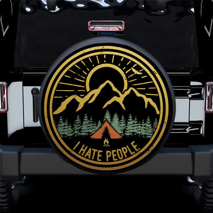 I Hate People Camping Is Awaiting Car Spare Tire Cover