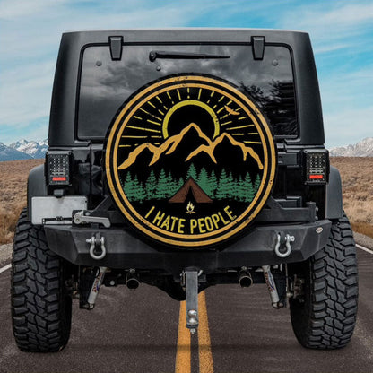 I Hate People Camping Is Awaiting Car Spare Tire Cover