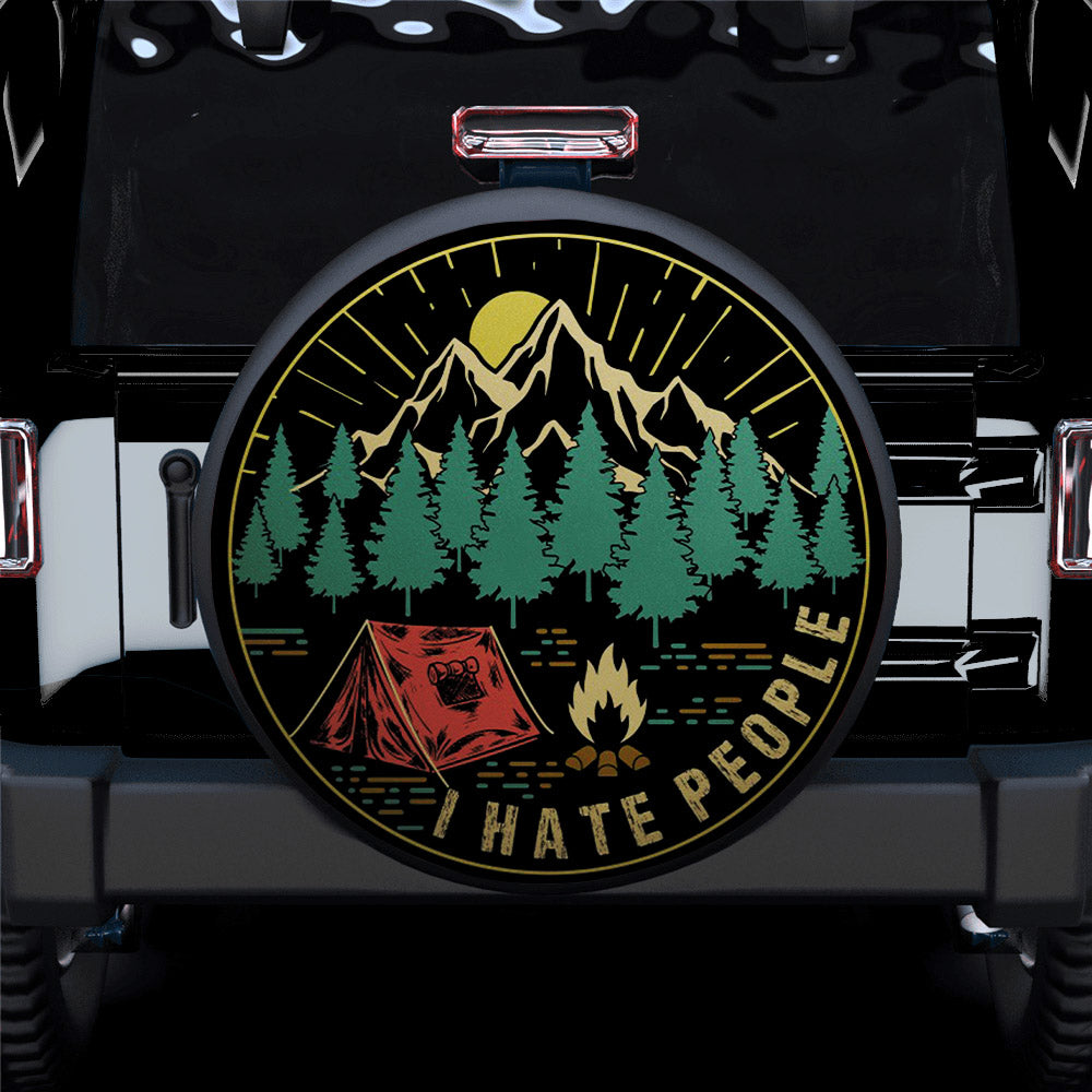 I Hate People Car Spare Tire Cover