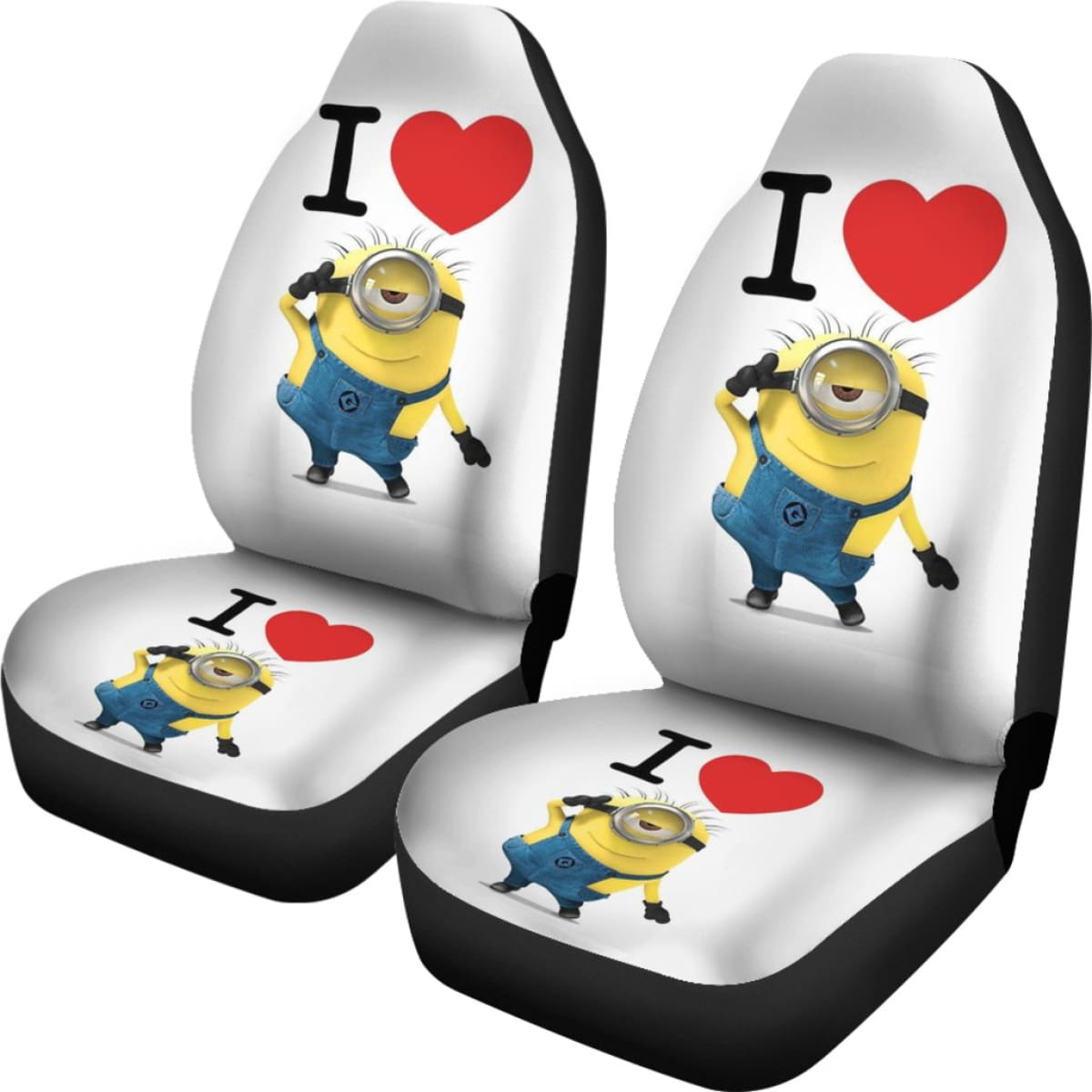 I Heart Minion 2020 Seat Covers Amazing Best Gift Ideas 2020 Universal Fit 090505