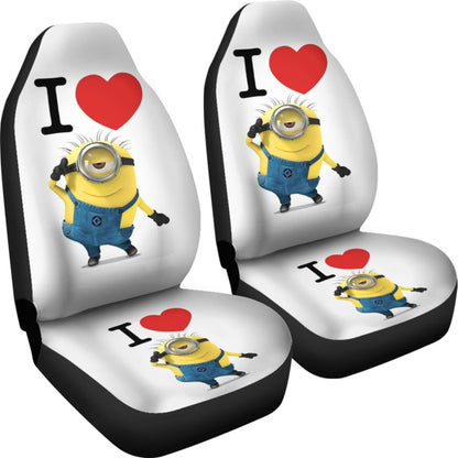 I Heart Minion 2020 Seat Covers Amazing Best Gift Ideas 2020 Universal Fit 090505