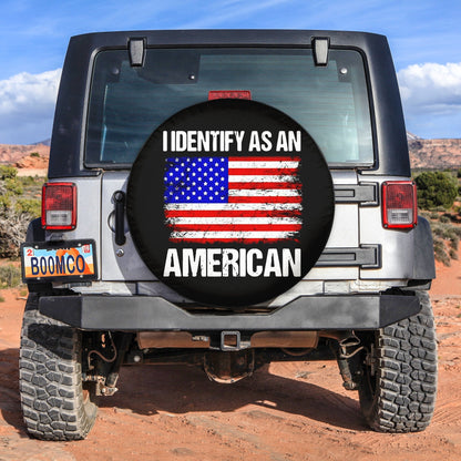 I Identify As An American Jeep Car Spare Tire Cover