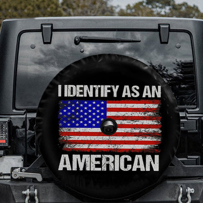 I Identify As An American Jeep Car Spare Tire Cover