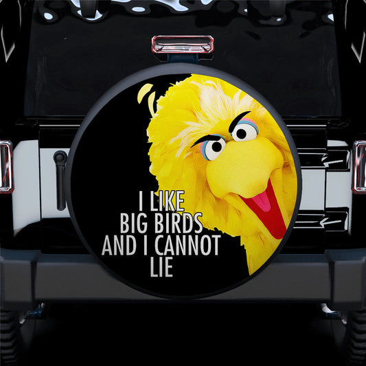 I Like Big Bird Car Spare Tire Cover