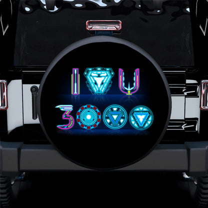 I Love You 3000 Iron Man Jeep Car Spare Tire Cover