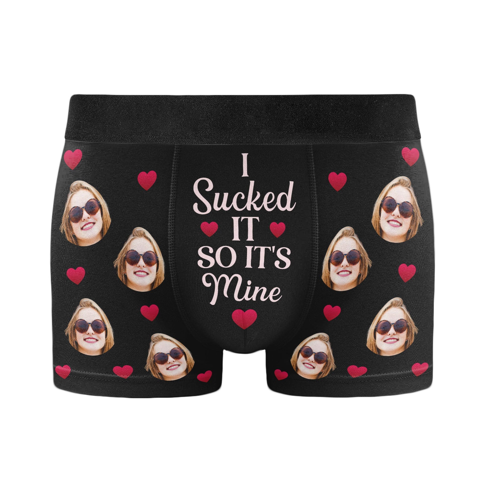 I Sucked It - Personalized Photo Men's Boxer Briefs - Valentine's Day Gifts For Men, Husband, Him, Boyfriend