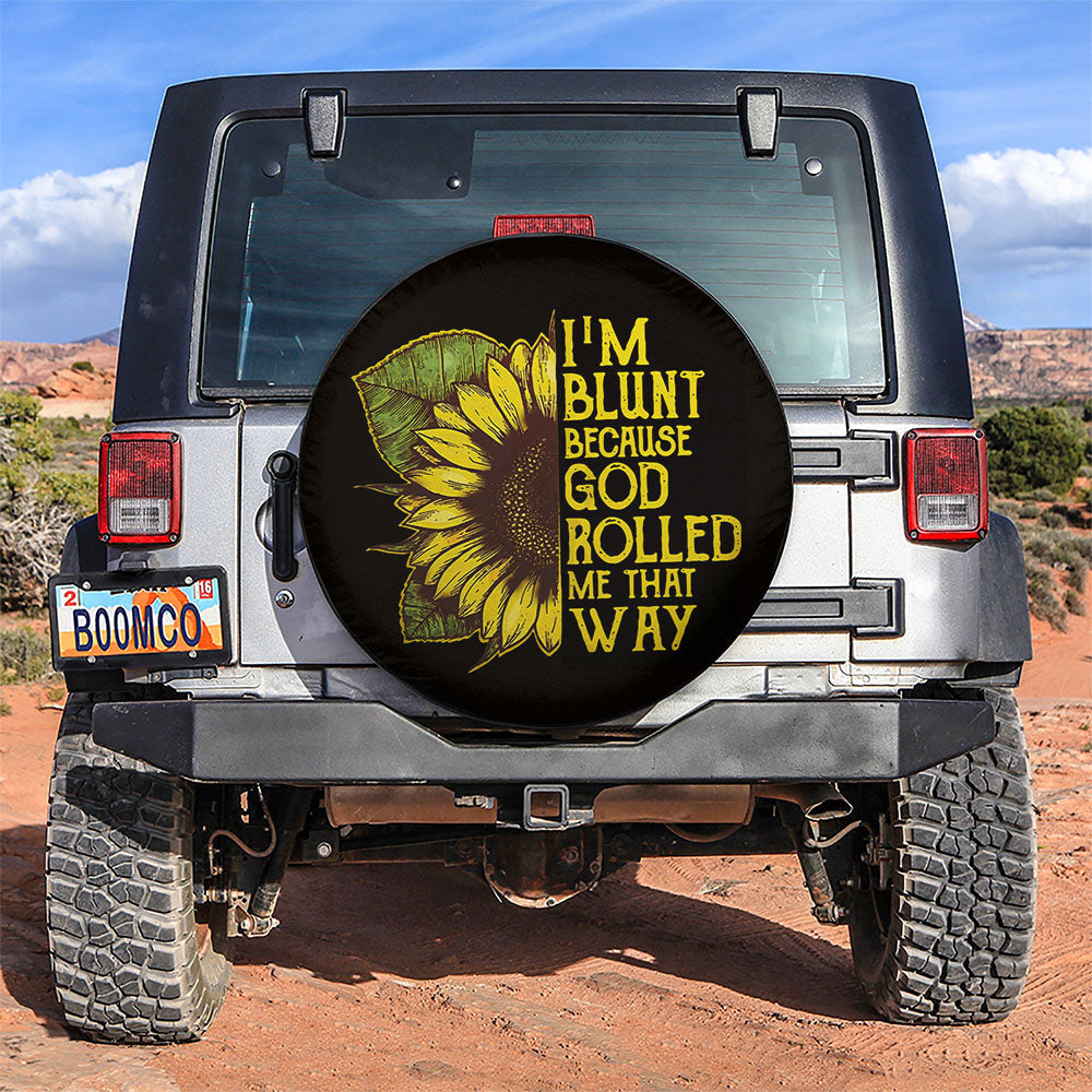 I'm Blunt Car Spare Tire Cover
