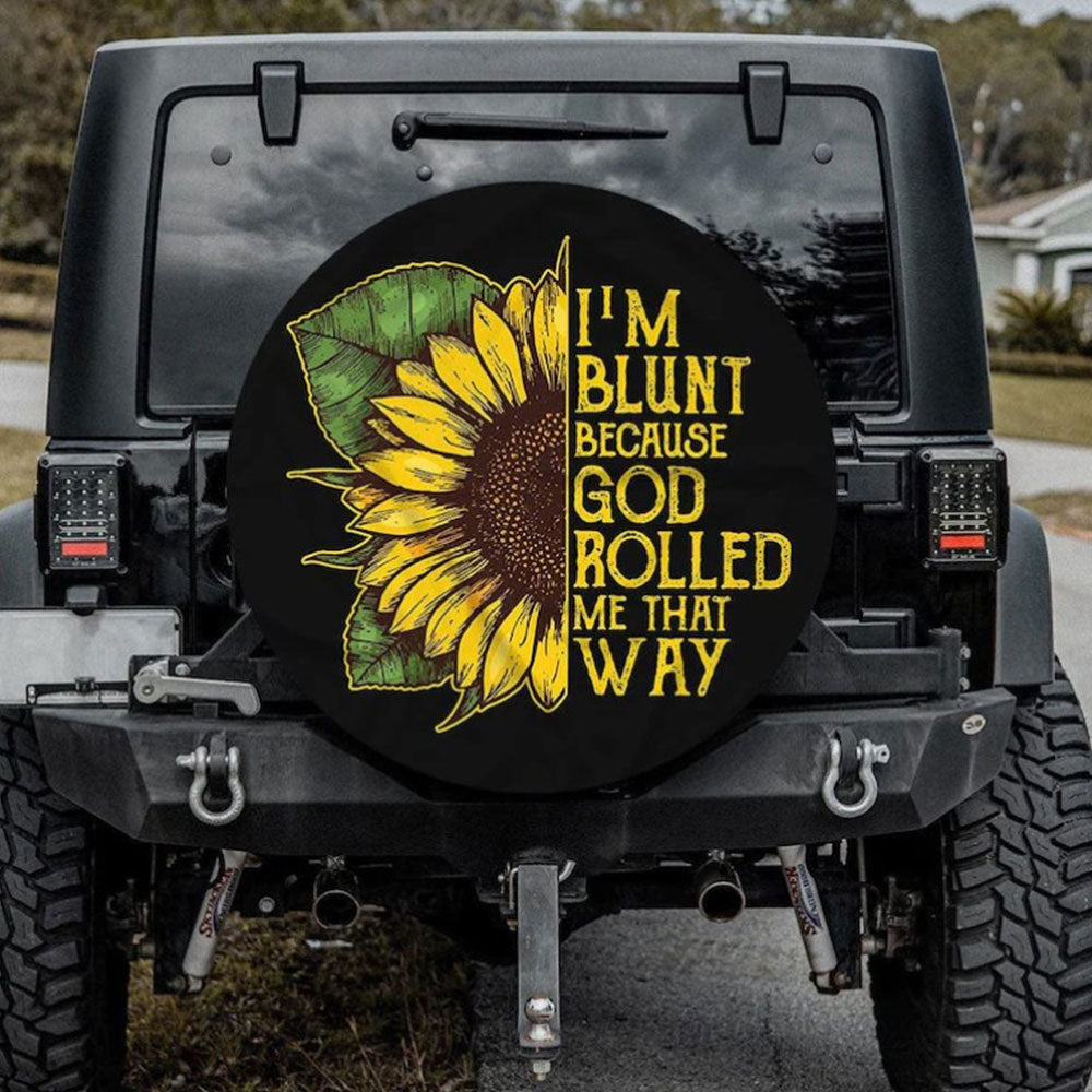 I'm Blunt Car Spare Tire Cover