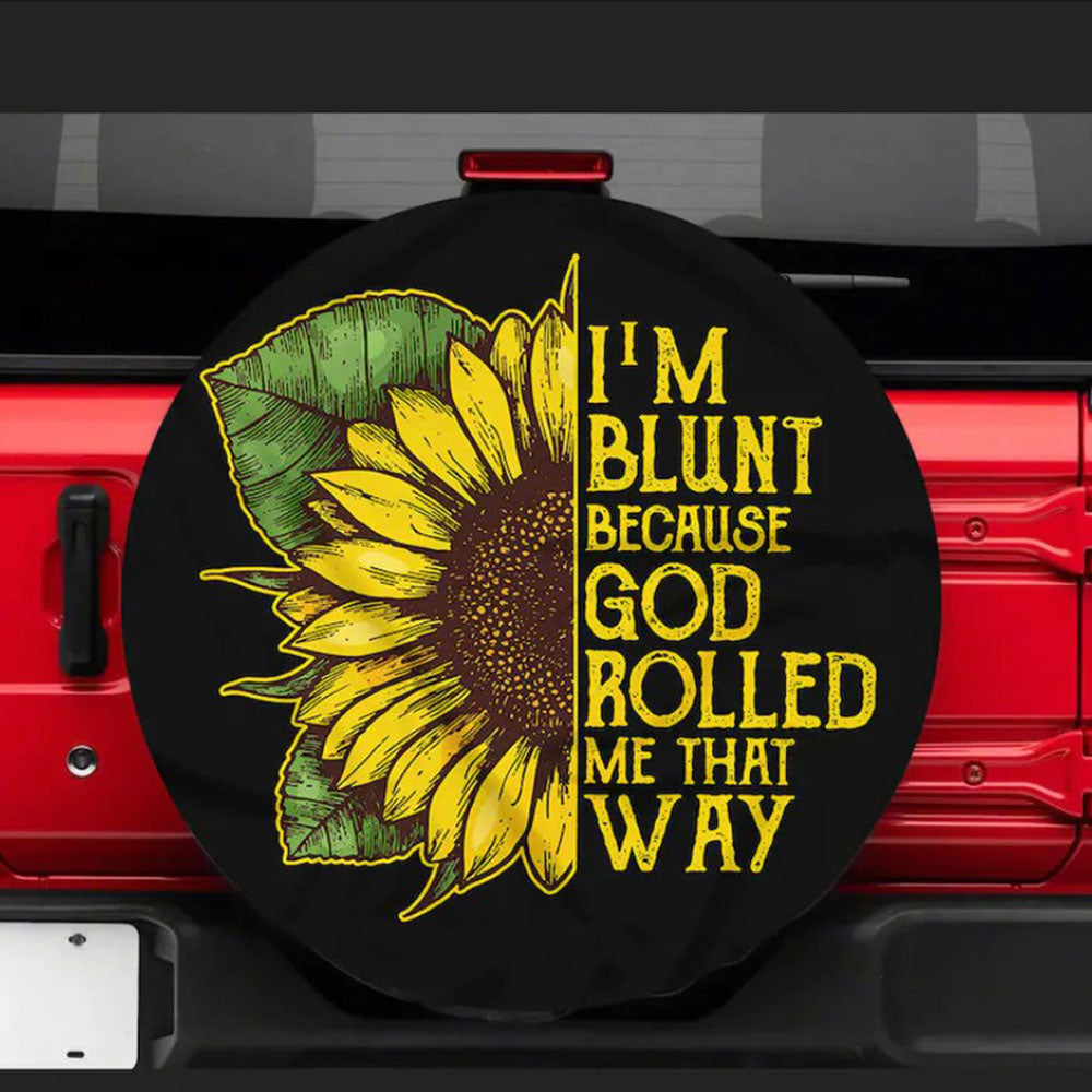 I'm Blunt Car Spare Tire Cover