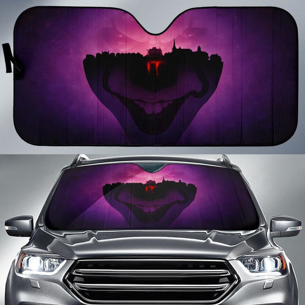 IT Chapter 2 Auto Sun Shade Fan Gift Universal Fit 174503