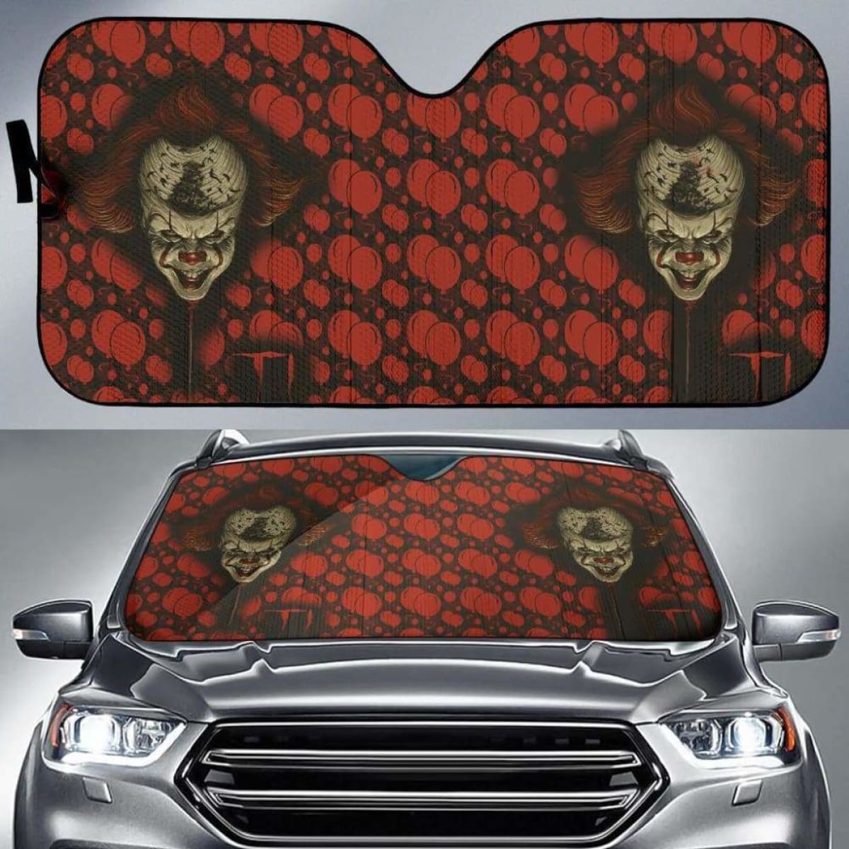 IT Horror Car Sun Shades 918b Universal Fit