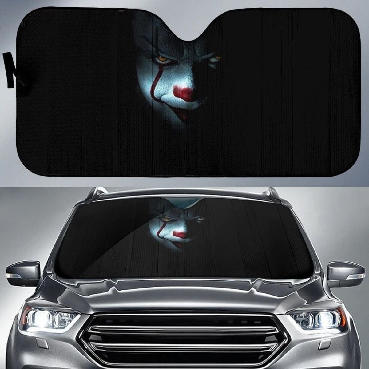 IT Pennywise Auto Sun Shade Fan Gift Idea Universal Fit 174503