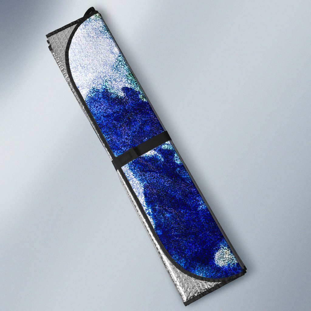 Ice Tie Dye Car Sunshade Custom Printed Hippie Car Accessories