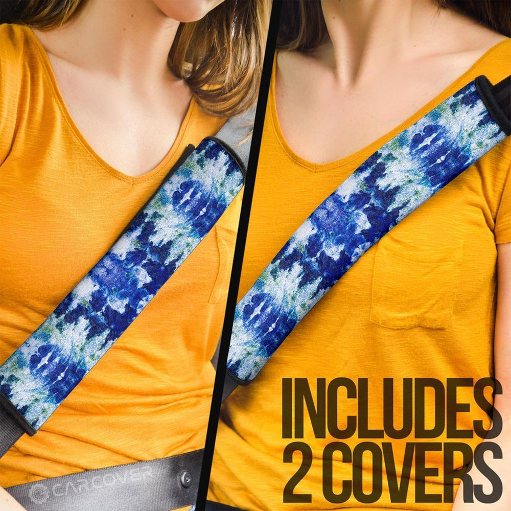 Ice Tie Dye Seat Belt Covers Custom Hippie Car Cardecorations Gifts