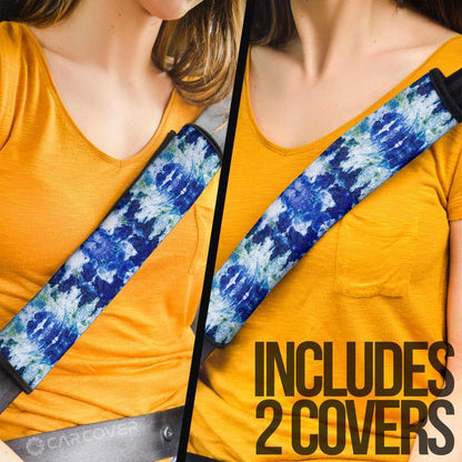 Ice Tie Dye Seat Belt Covers Custom Hippie Car Cardecorations Gifts