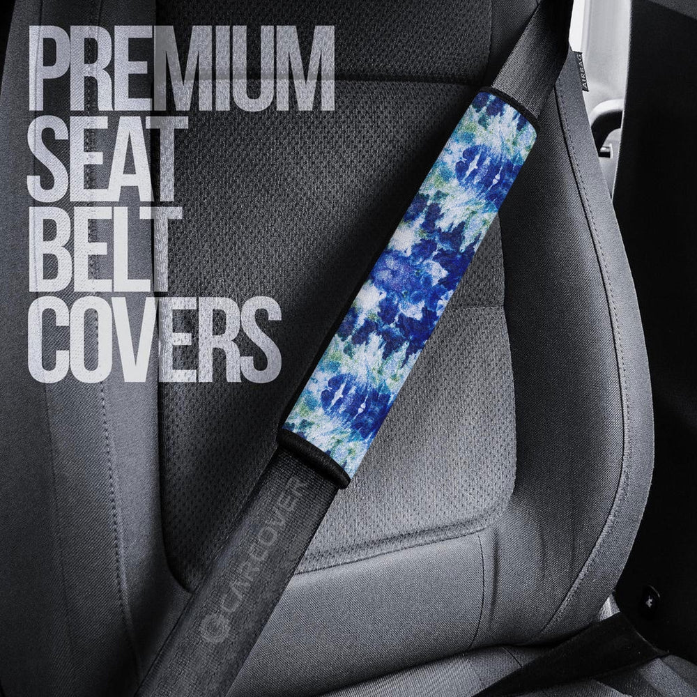 Ice Tie Dye Seat Belt Covers Custom Hippie Car Cardecorations Gifts