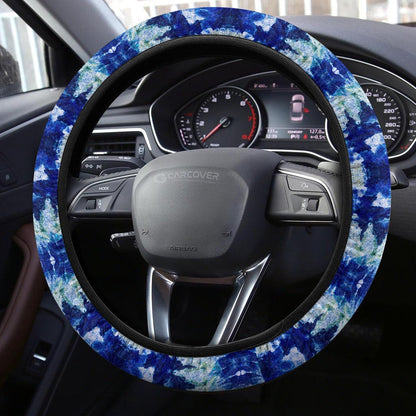 Ice Tie Dye Steering Wheel Covers Custom Hippie Tie Dye Hippie Car Accessories