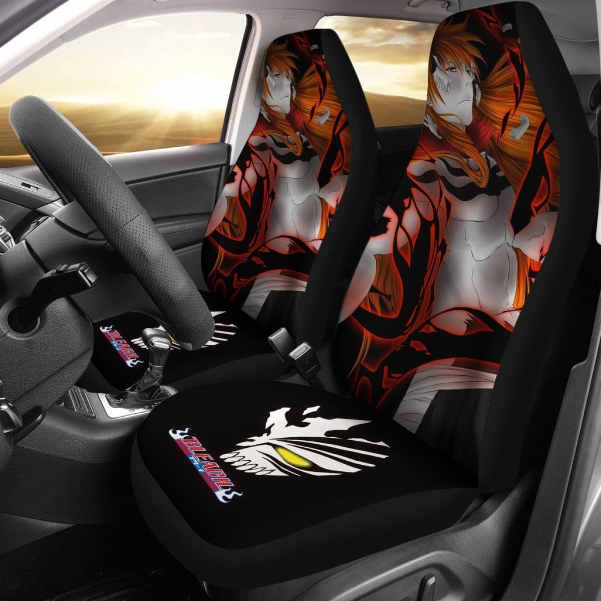 Ichigo Bleach Car Seat Covers For Fan Gift Lt04 Universal Fit 225721
