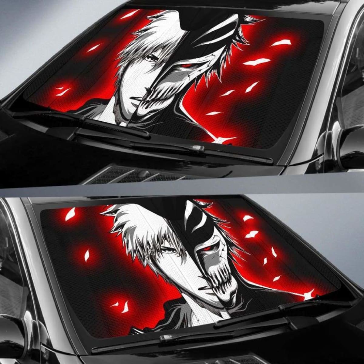 Ichigo Bleach Car Sun Shades 1 918b Universal Fit