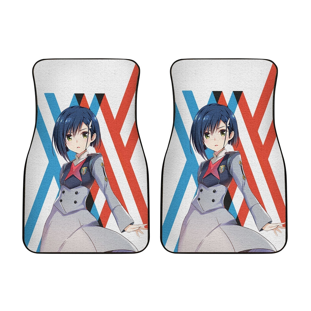 Ichigo Code 015 Car Floor Mats Custom Darling In The Franxx Anime Car Accessories