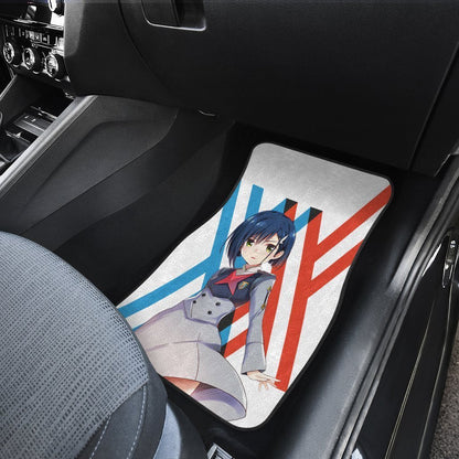 Ichigo Code 015 Car Floor Mats Custom Darling In The Franxx Anime Car Accessories
