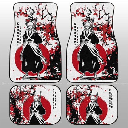 Ichigo Kurosaki Car Floor Mats Custom Japan Style Anime Bleach Car Interior Accessories