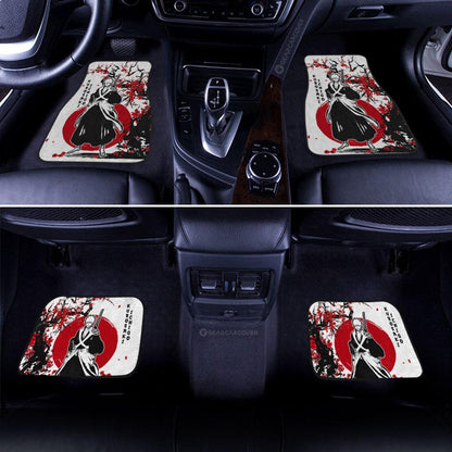 Ichigo Kurosaki Car Floor Mats Custom Japan Style Anime Bleach Car Interior Accessories