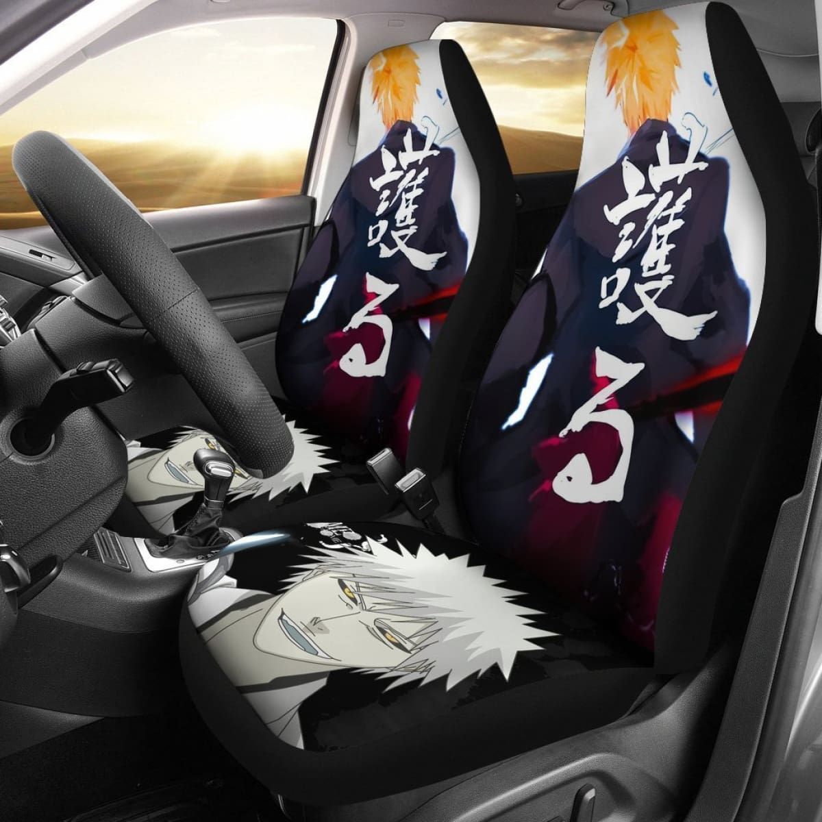 Ichigo'S Back Bleach Car Seat Covers Lt04 Universal Fit 225721