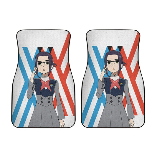 Ikuno Code 196 Car Floor Mats Custom Darling In The Franxx Anime Car Accessories