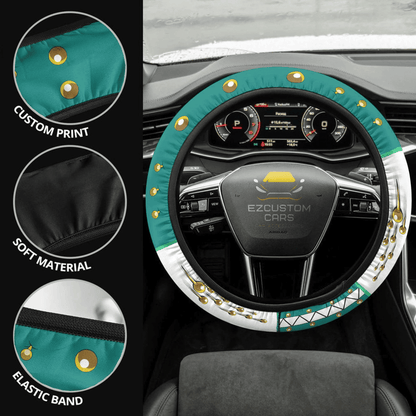 Illumi Zoldyck Anime Steering Wheel Cover Custom Hunter x Hunter Anime Car Accessories