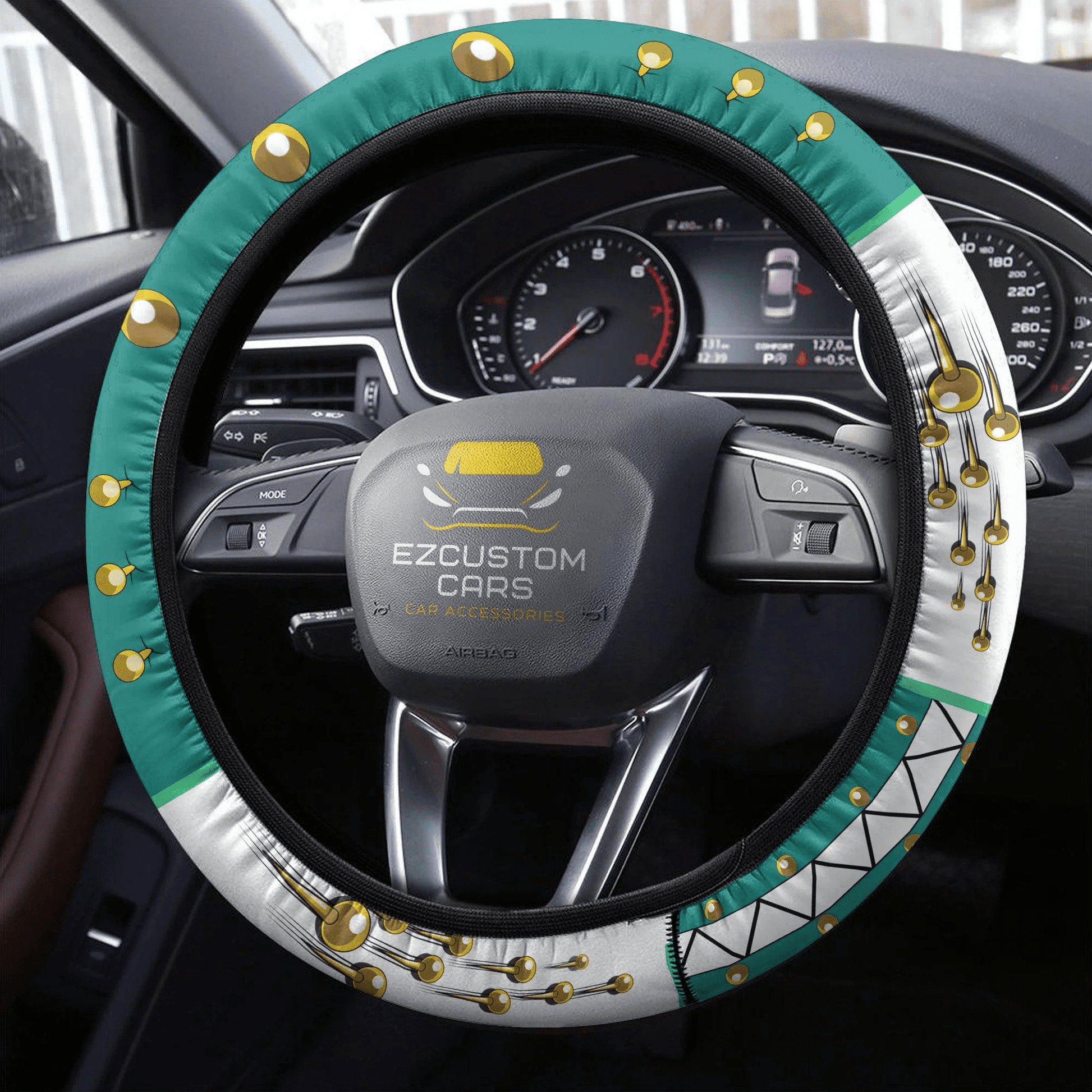 Illumi Zoldyck Anime Steering Wheel Cover Custom Hunter x Hunter Anime Car Accessories