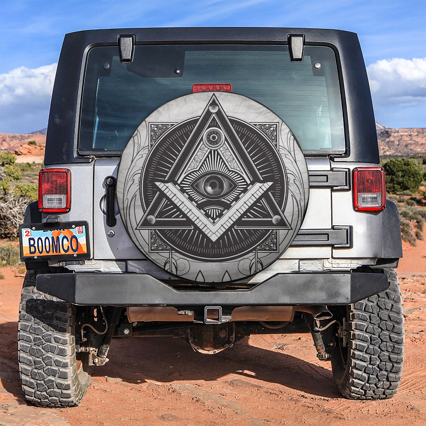 Illuminati Car Spare Tire Cover
