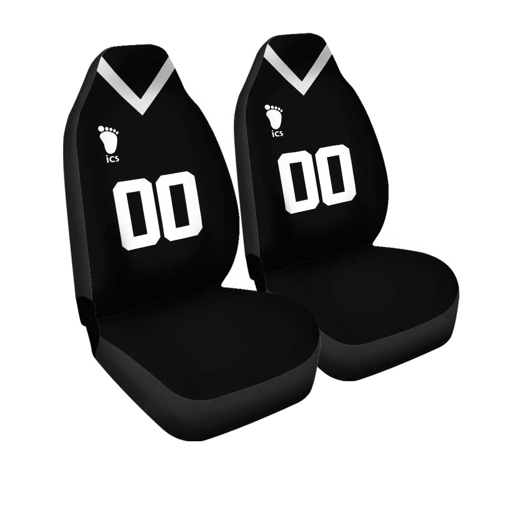Inarizaki High Car Seat Covers Personalized Haikyuu Anime Car Accessories