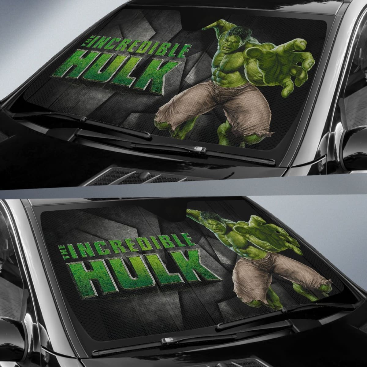 Incredible Hulk Avengers Car Sun Shades Movie H032720 Universal Fit 225311