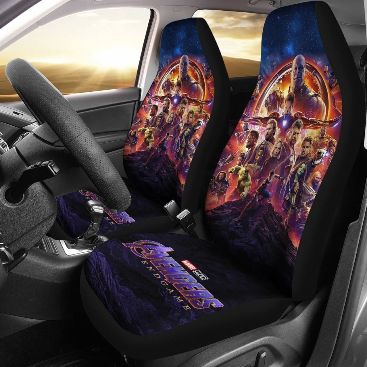 Infinity Avengers Endgame Marvel Car Seat Covers Mn04 Universal Fit 225721