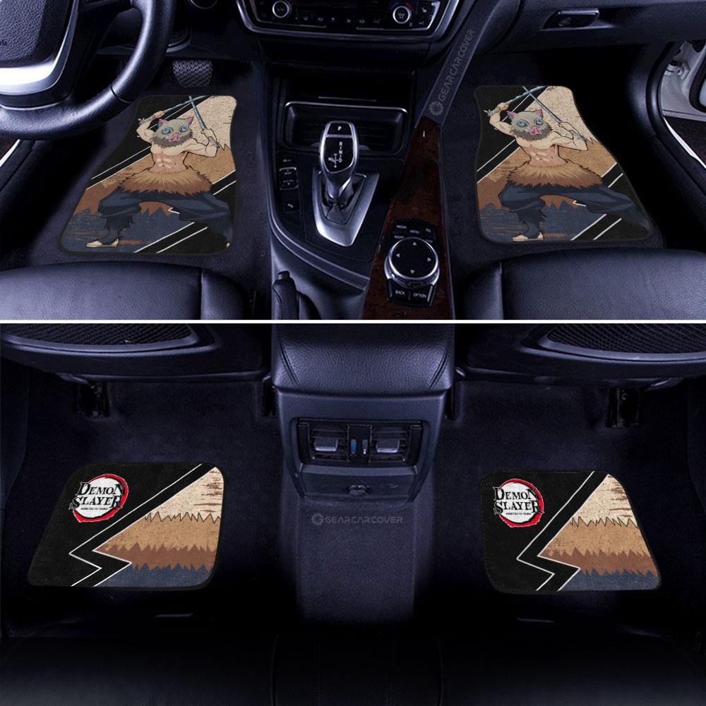 Inosuke Car Floor Mats Custom Demon Slayer Anime Car Accessories