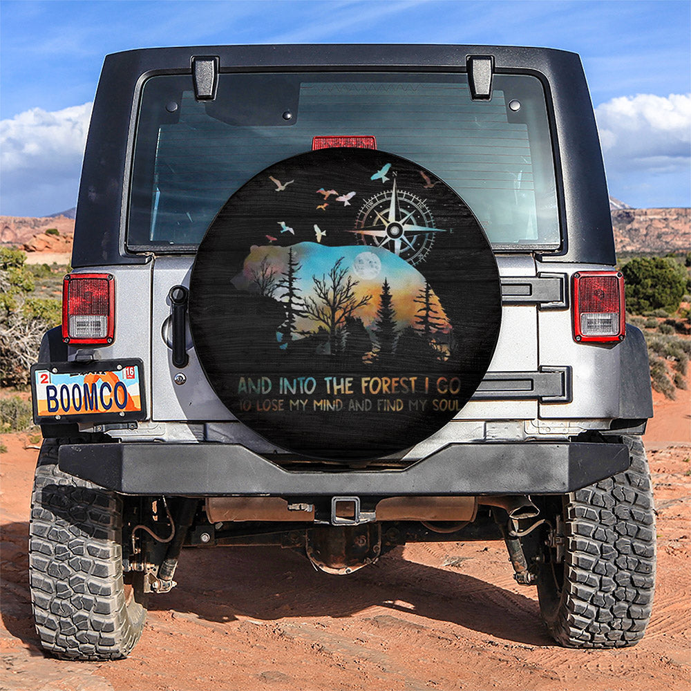 Into The Forest I Go To Lose Car Spare Tire Cover