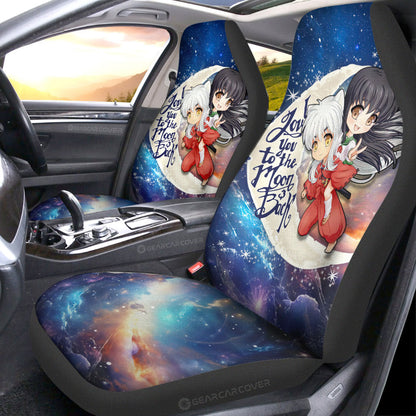 InuYasha And Kagome Car Seat Covers Custom Car Accessories