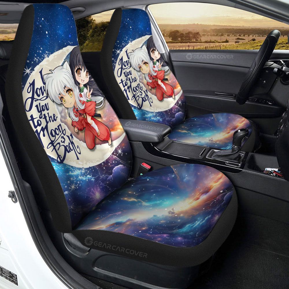 InuYasha And Kagome Car Seat Covers Custom Car Accessories