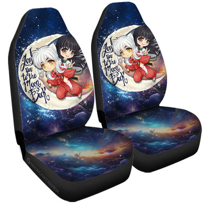 InuYasha And Kagome Car Seat Covers Custom Car Accessories