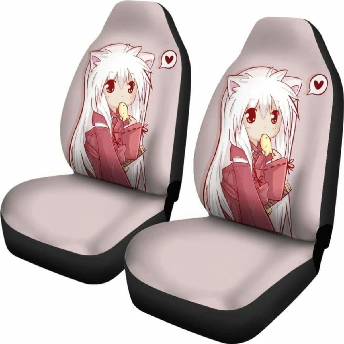 Inuyasha Car Seat Covers 4 Universal Fit 051012
